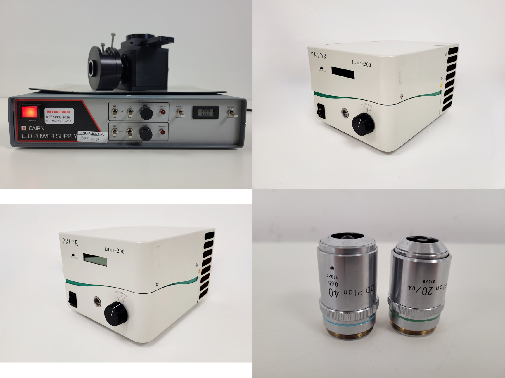Image of Job Lot of Microscopes, Light Sources, & Other Microscopy Equipment Lab
