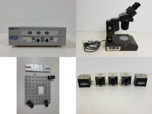 Thumbnail image of Job Lot of Microscopes, Light Sources, & Other Microscopy Equipment Lab