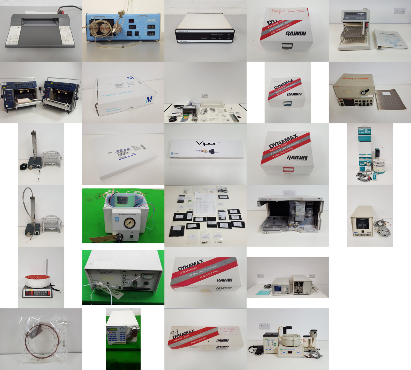 Job Lot of Laboratory Chromatography Equipment HPLC Columns Lab