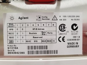 Thumbnail image of Agilent 1100 Series HPLC System G1316A, G1314A, G1313A, G1311A with Flex Cart