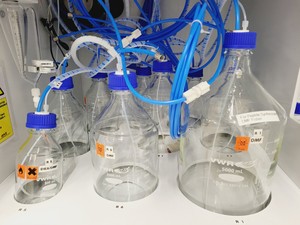 Thumbnail image of CS Bio Co. Peptide Synthesizer Model CS136 Full Glassware Lab