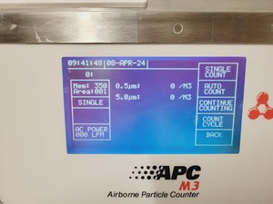 Thumbnail image of Biotest APC M3 P52100S Airborne Particle Counter and APC Plus 943201