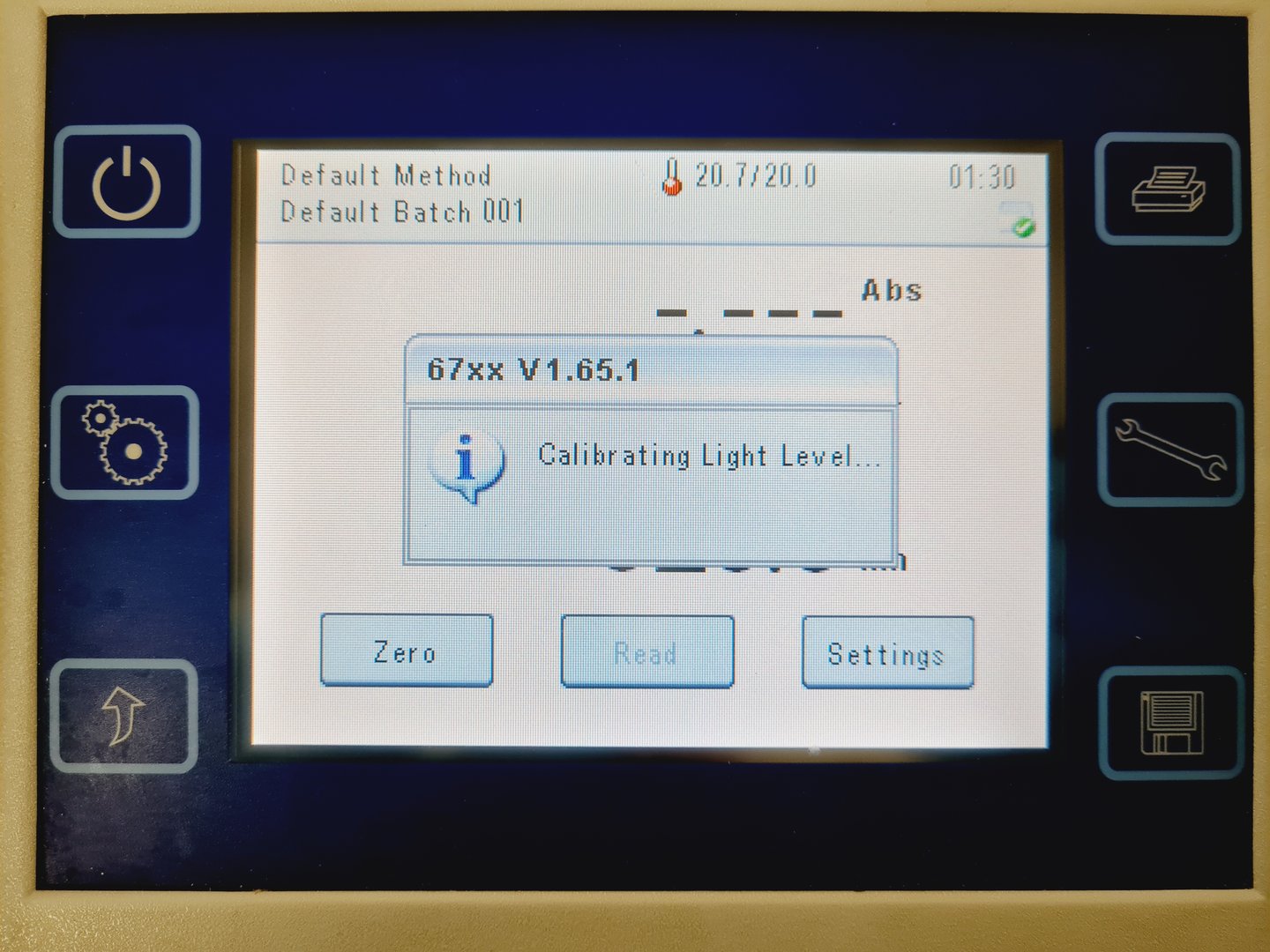 Image of Jenway 6705 UV/Vis Spectrophotometer Lab