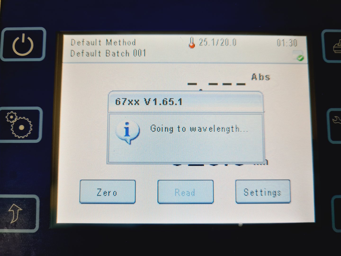 Image of Jenway 6705 UV/Vis Spectrophotometer Lab