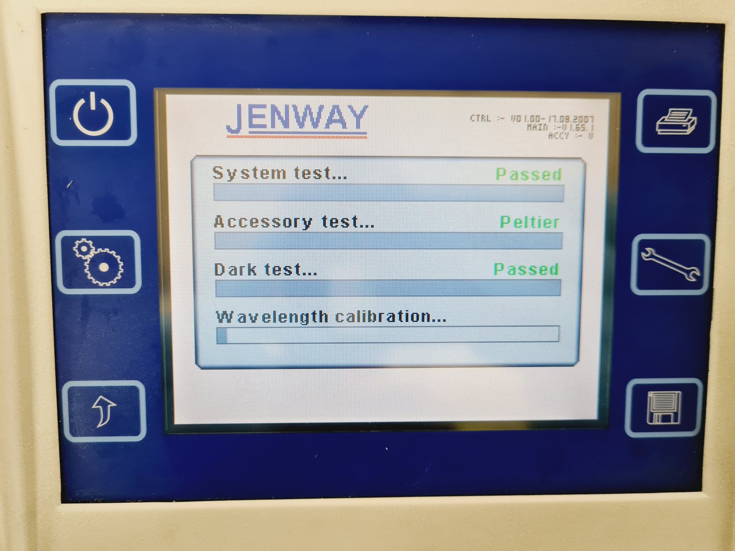 Image of Jenway 6705 UV/Vis. Spectrophotometer Lab