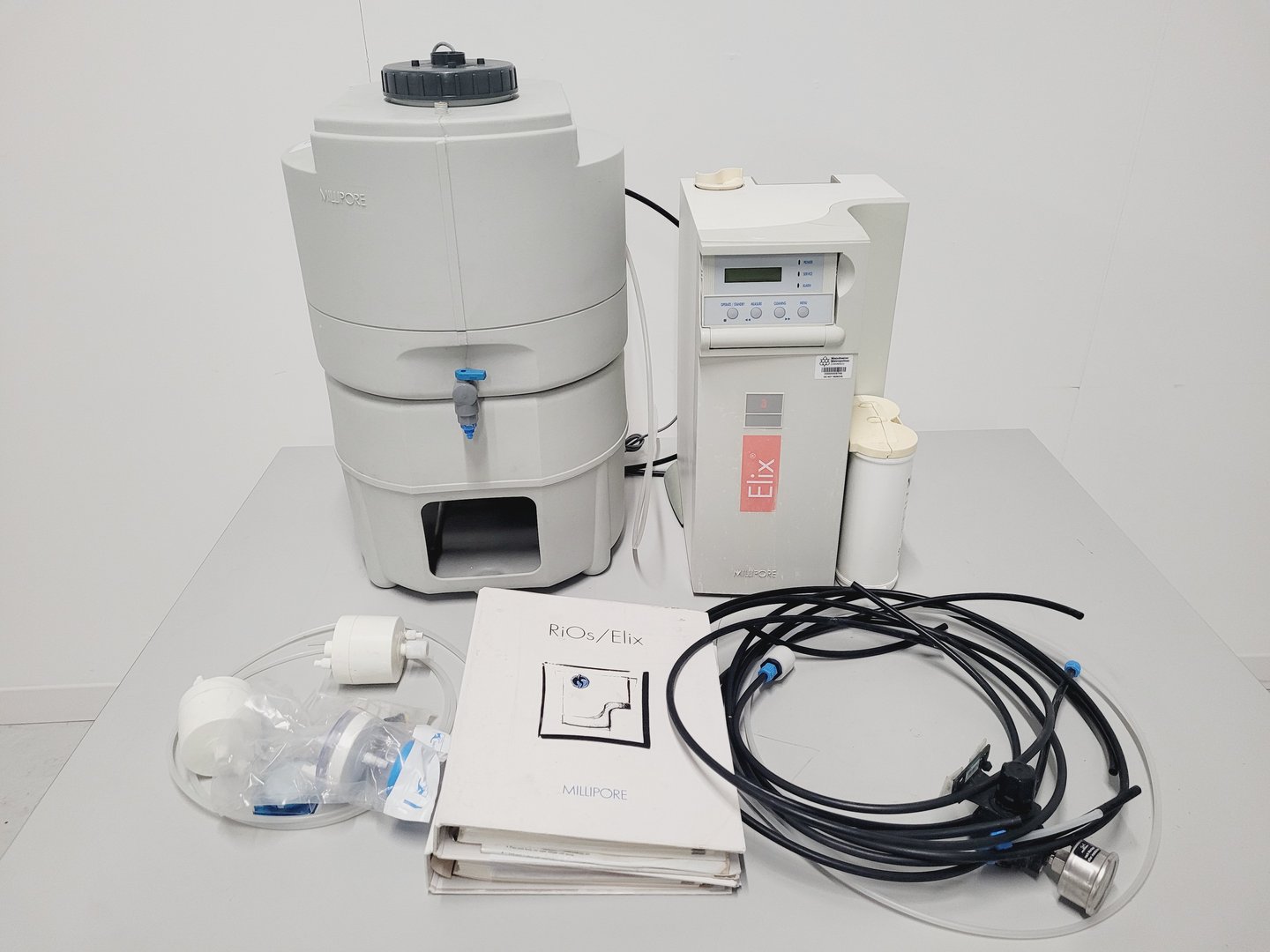 Image of Millipore Elix 3 Water Purification System and 30L PE030 Storage Tank lab