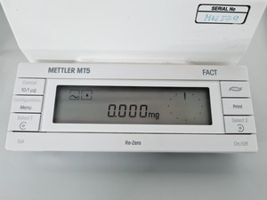 Thumbnail image of Mettler Toledo MT5 Analytical Microbalance Lab