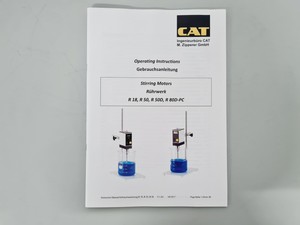 Thumbnail image of CAT R 50 Overhead Laboratory Stirrer