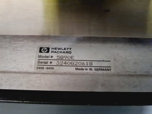 Thumbnail image of Hewlett Packard 5890 Series II Plus Gas Chromatograph w/ HP 5972 Series MSD Lab