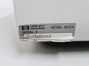 Thumbnail image of Hewlett Packard 5890 Series II Plus Gas Chromatograph w/ HP 5972 Series MSD Lab