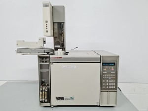 Thumbnail image of Hewlett Packard 5890 Series II Plus Gas Chromatograph w/ HP 5972 Series MSD Lab