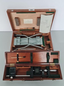 Image of Casella London Folding Mirror Stereoscope & Casela 916 Parallax Bar Lab
