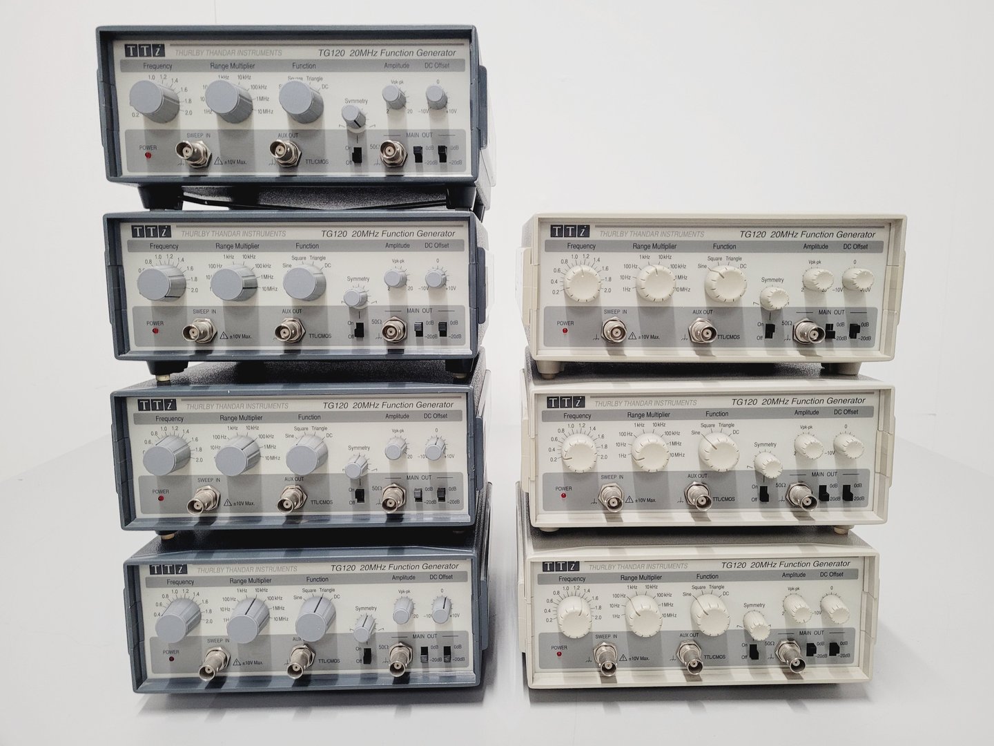 Image of 7 x Thurlby Thandar TG120 20Mhz Function Generators Lab