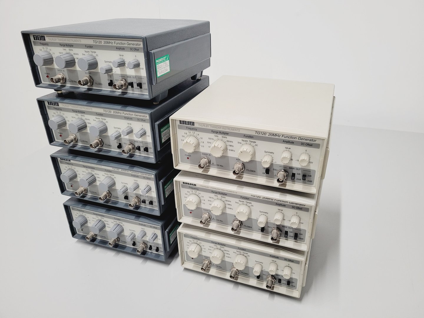 Image of 7 x Thurlby Thandar TG120 20Mhz Function Generators Lab