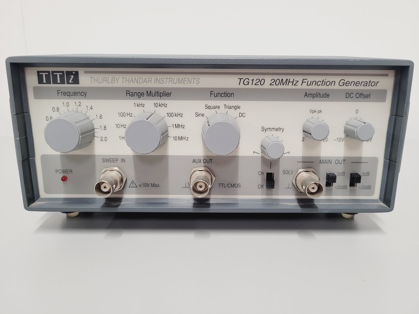 Image of 7 x Thurlby Thandar TG120 20Mhz Function Generators Lab