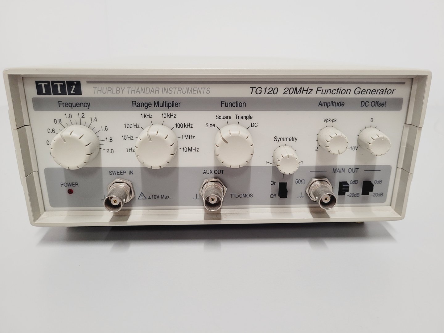 Image of 7 x Thurlby Thandar TG120 20Mhz Function Generators Lab