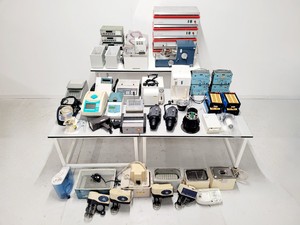 Thumbnail image of Job Lot of Mixed Small Lab Equipment - Water baths, Hotplates, Block Heaters Etc