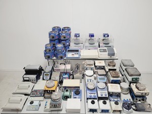 Thumbnail image of Job Lot of Benchtop Laboratory Equipment - Mixers, Mantles, Stirrers Lab