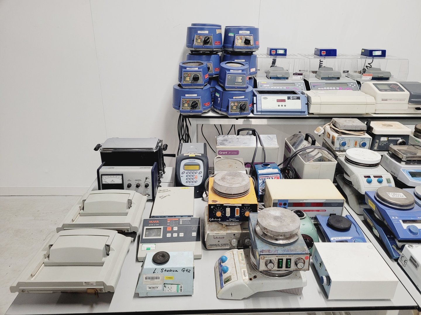 Image of Job Lot of Benchtop Laboratory Equipment - Mixers, Mantles, Stirrers Lab