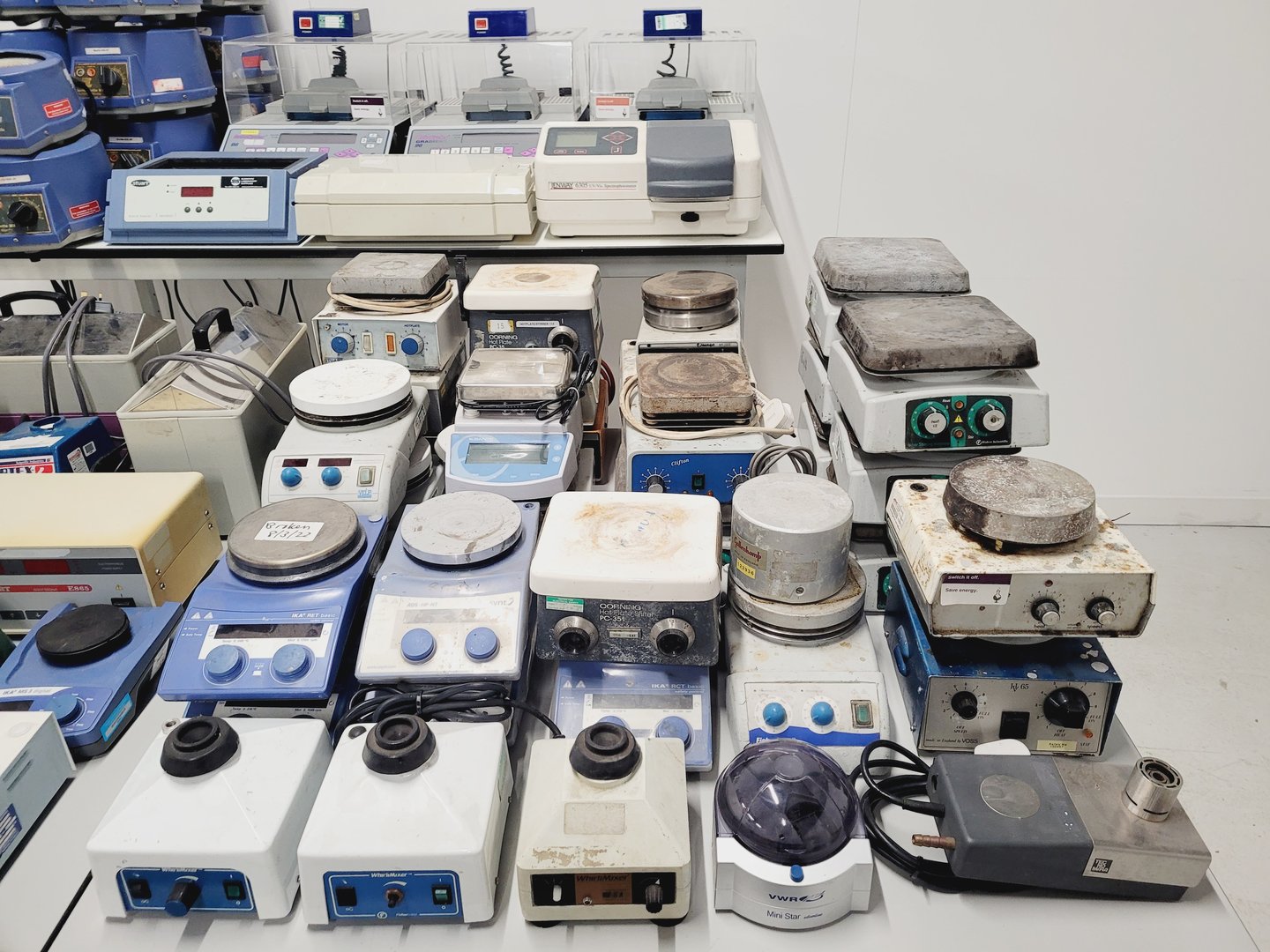 Image of Job Lot of Benchtop Laboratory Equipment - Mixers, Mantles, Stirrers Lab
