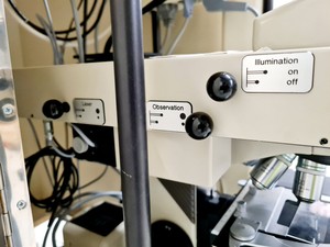 Thumbnail image of Nikon OPTIPHOT-2 Microscope System with Sony CCD-IRIS Camera & Cabinet Lab