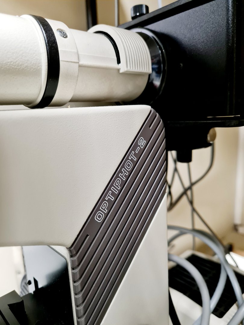 Image of Nikon OPTIPHOT-2 Microscope System with Sony CCD-IRIS Camera & Cabinet Lab