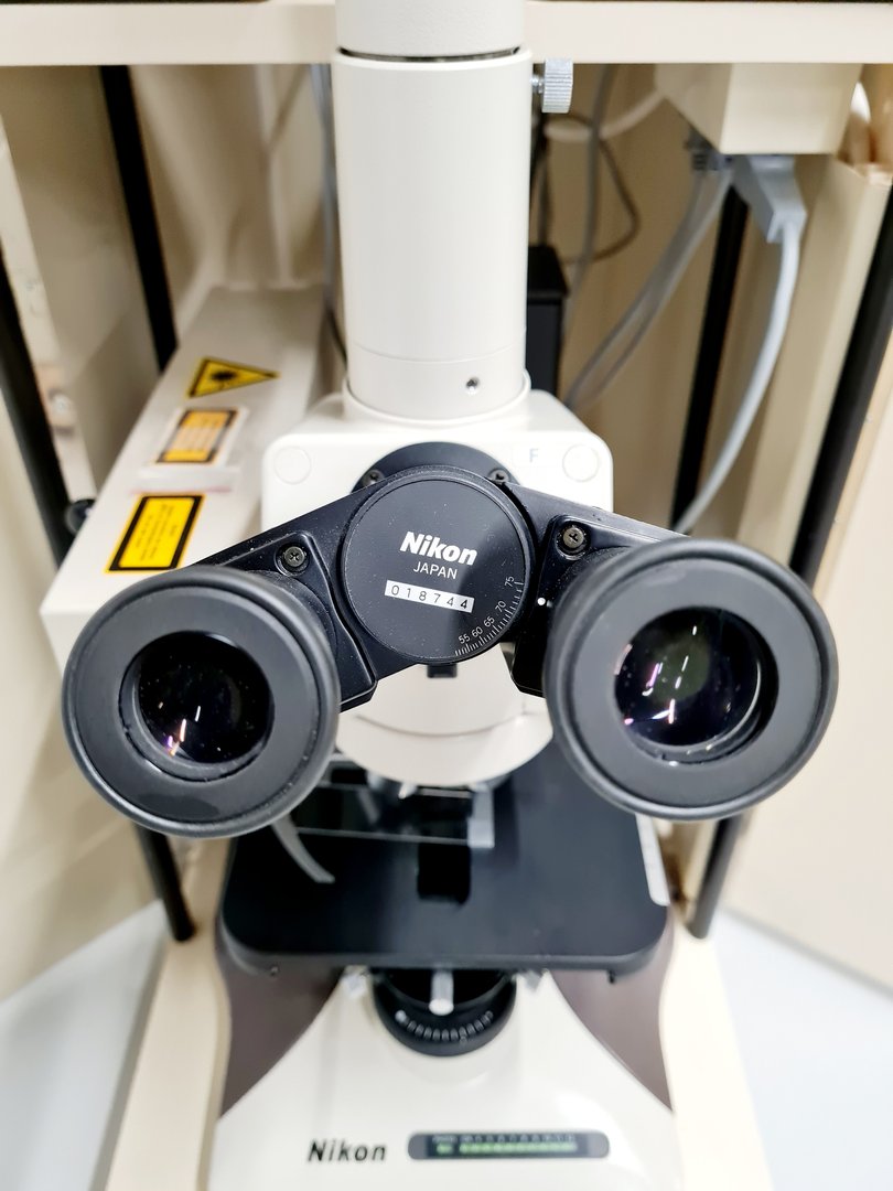 Image of Nikon OPTIPHOT-2 Microscope System with Sony CCD-IRIS Camera & Cabinet Lab