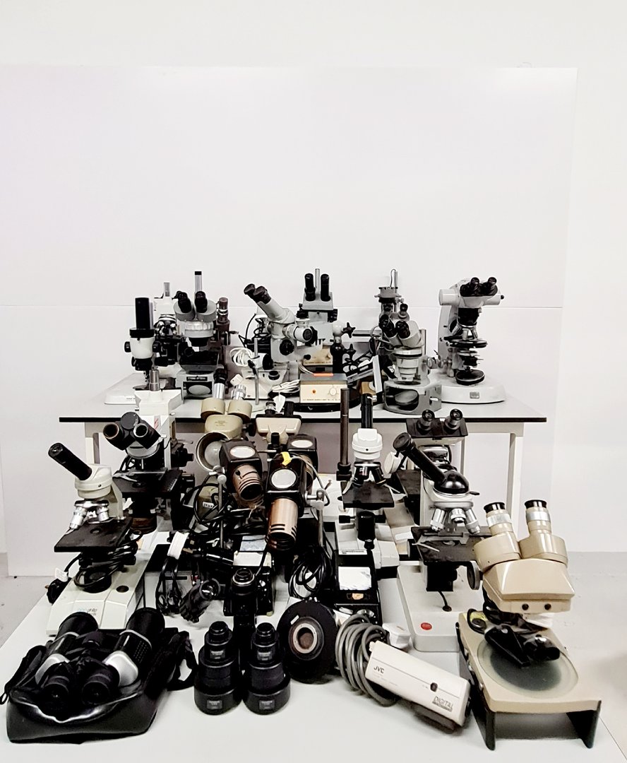 Image of Job Lot of Microscopes & Associated Equipment - Power Supplies, Lamps Lab