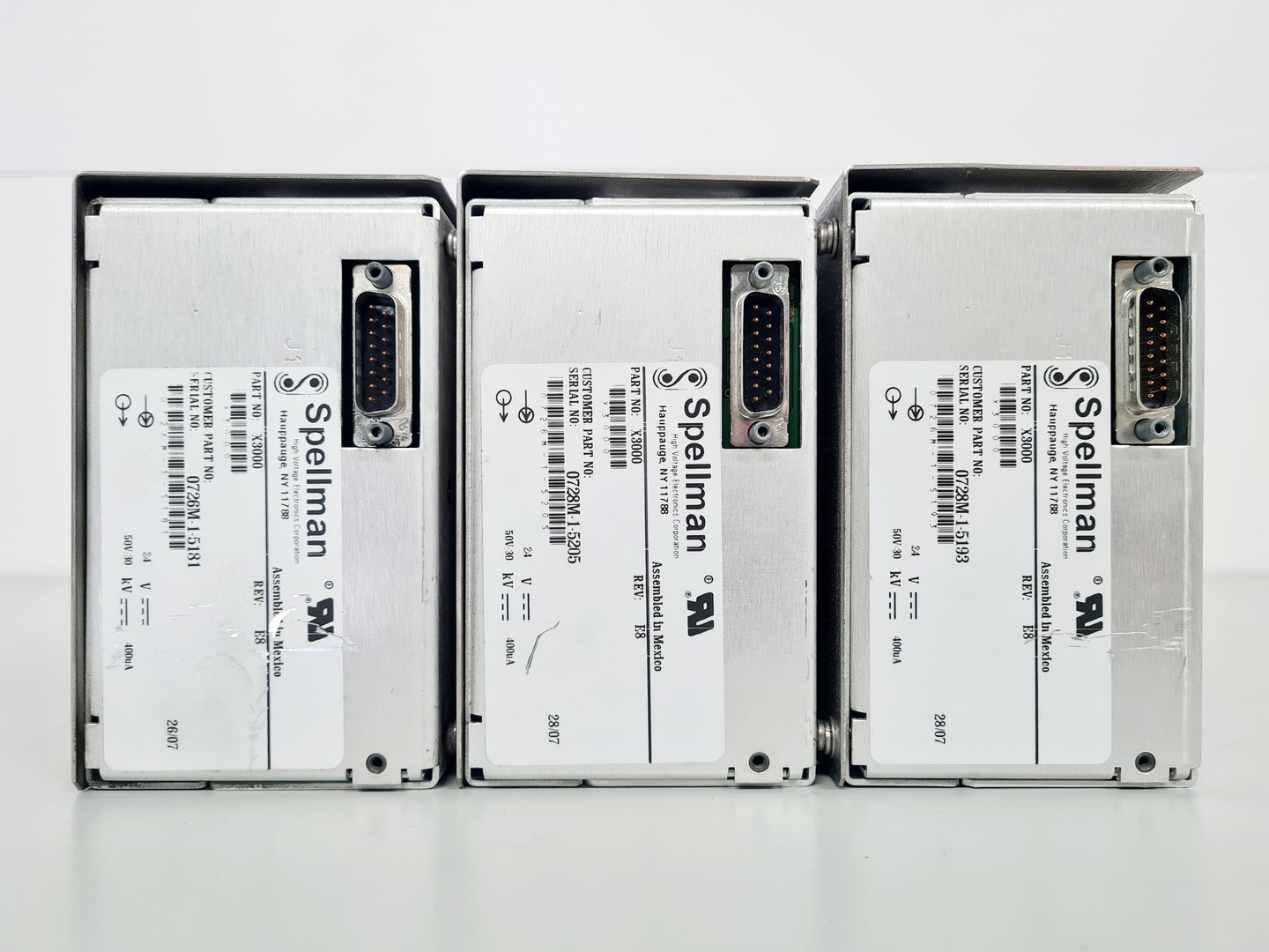 Image of Job Lot of Spellman High Voltage Power Supplies Lab