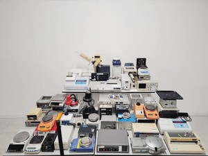 Thumbnail image of Job Lot of Small Bechtop Laboratory Equipment - Scales, Shakers, Stirrers Lab