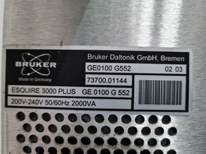 Thumbnail image of Bruker Esquire 3000 Plus Mass Ion Trap Spectrometer Lab