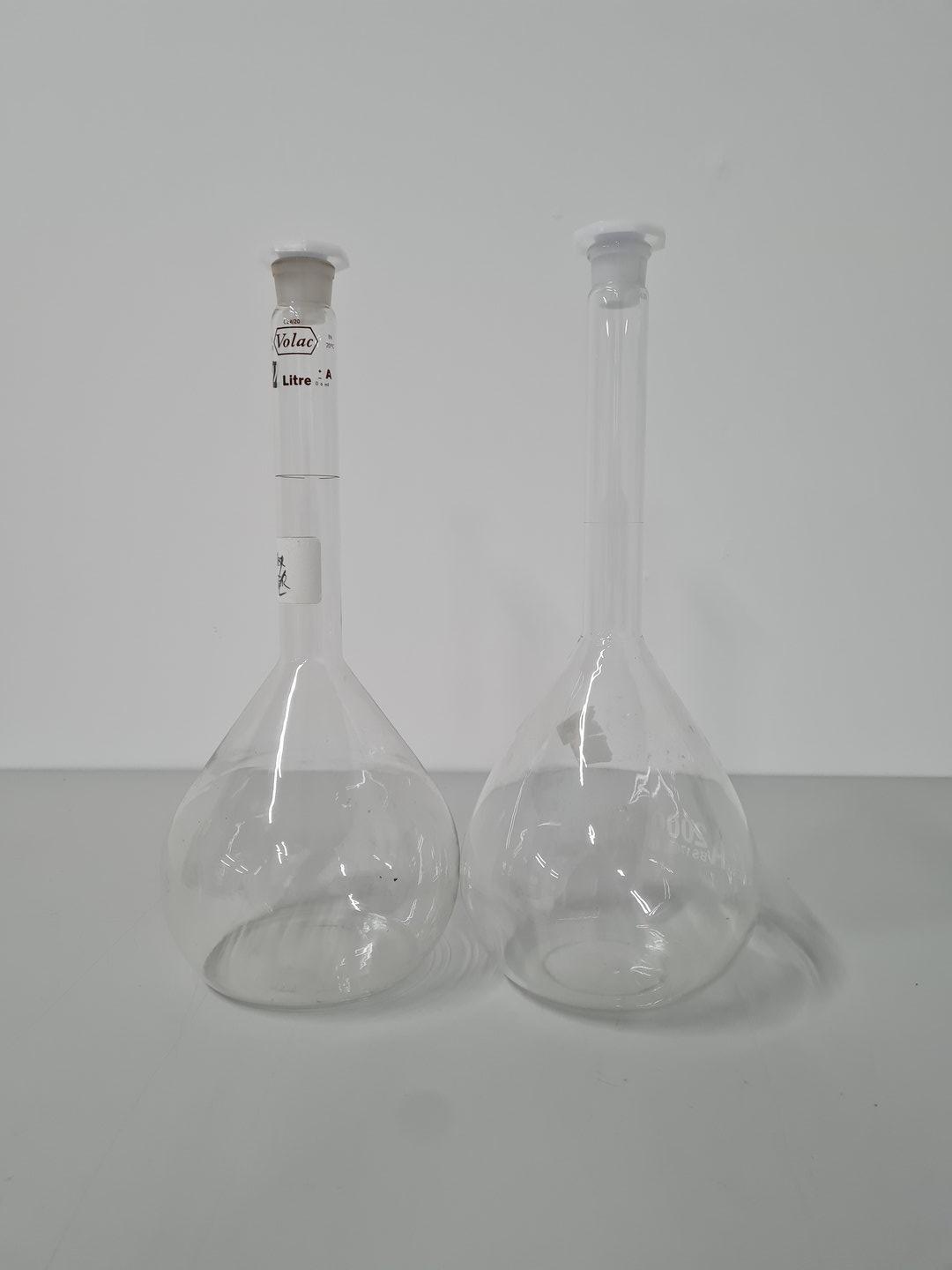 Image of Job Lot of New & Used Laboratory Glassware - Buchner Funnels, Flasks & Pipettes 