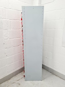 Thumbnail image of Job Lot of 8 Helmsman Dispenser Red/Grey 20 Door Pigeon Hole Post Cabinets Lab