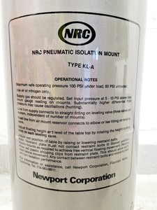 Thumbnail image of Newport Corporation Pneumatic Vibration Isolation Optics Table KL-A 244x122x91