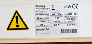 Thumbnail image of Thermo Scientific HERA CELL 240i CO2 Incubator Spares/Repairs