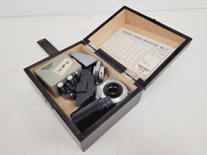 Thumbnail image of Parts of Vintage 1950s Reichert Universal Camera Microscope MeF D P100 A 