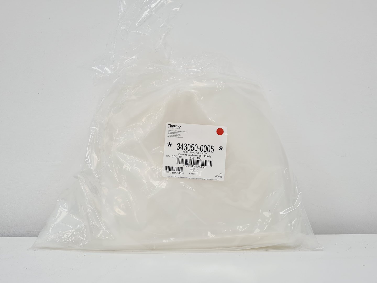 Image of 11 x Packs Various Thermo Scientific Nalgene Coex Polyethylene Film Tank Liners