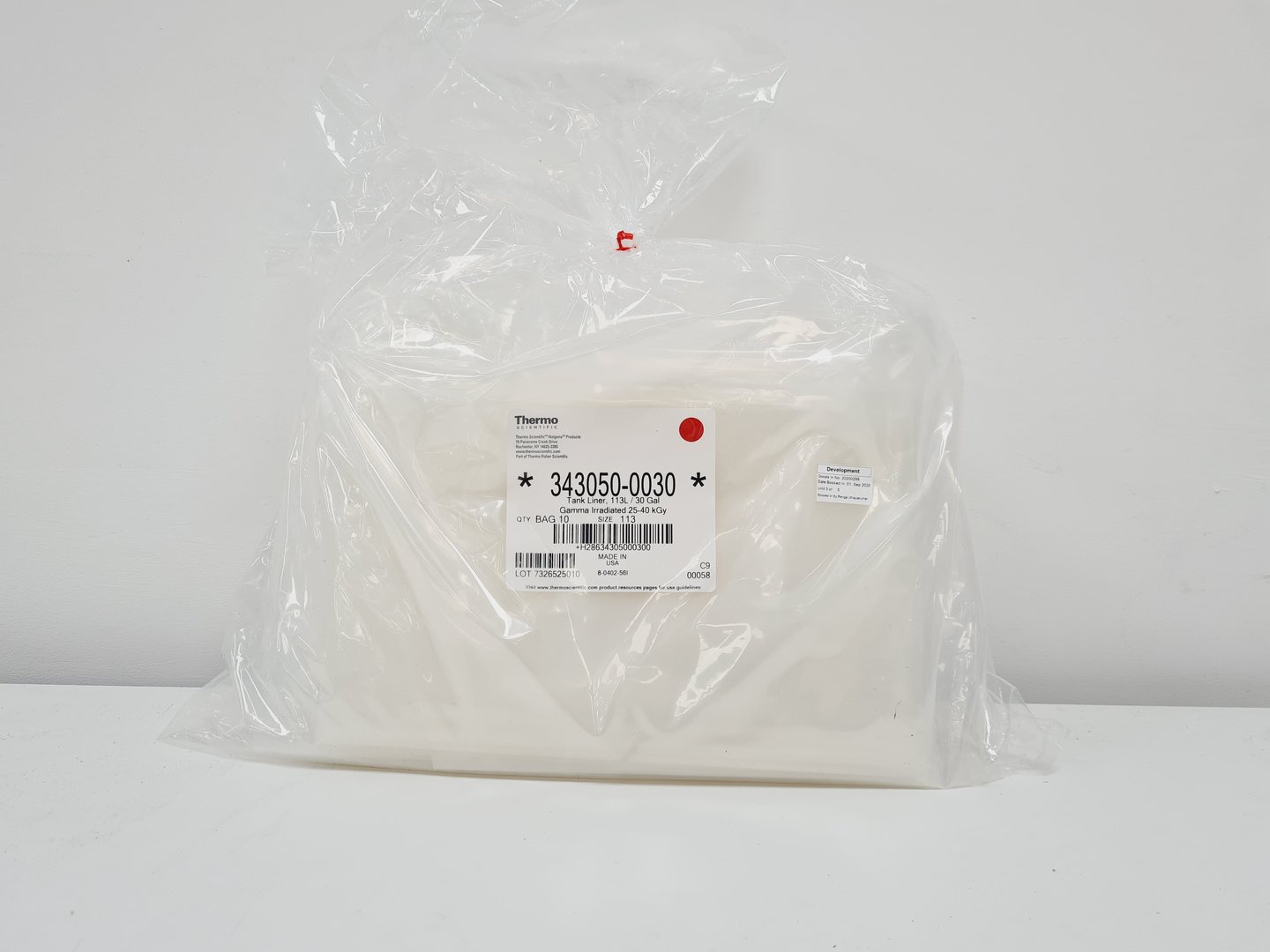 Image of 11 x Packs Various Thermo Scientific Nalgene Coex Polyethylene Film Tank Liners