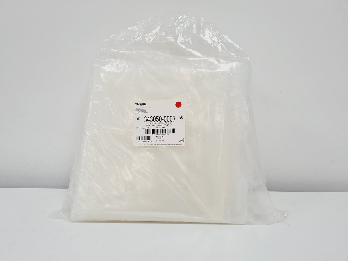 Image of 11 x Packs Various Thermo Scientific Nalgene Coex Polyethylene Film Tank Liners