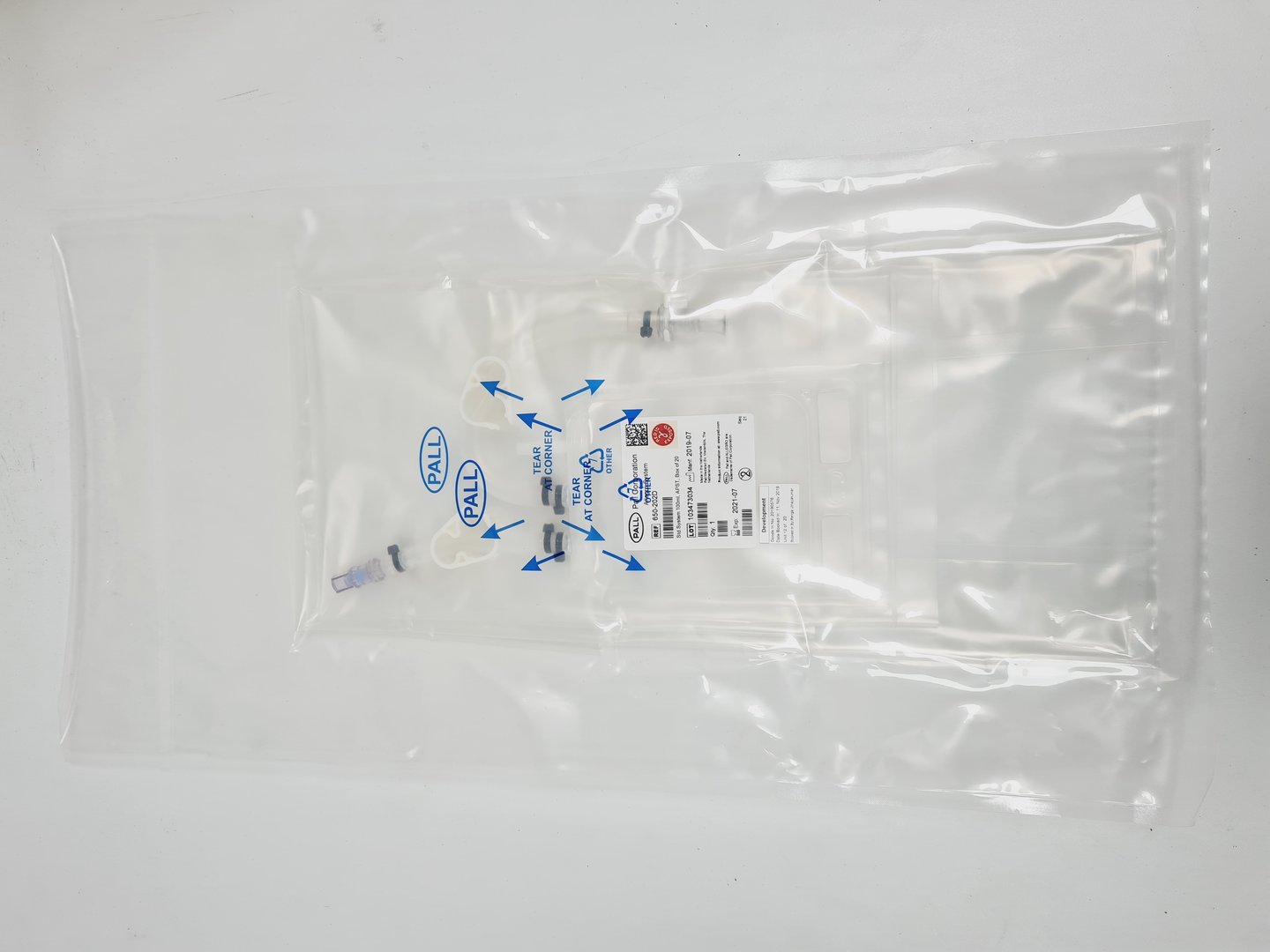 Image of 63 x Various Sized Pall Allegro 2D Biocontainer Systems Advantaflex Tubing