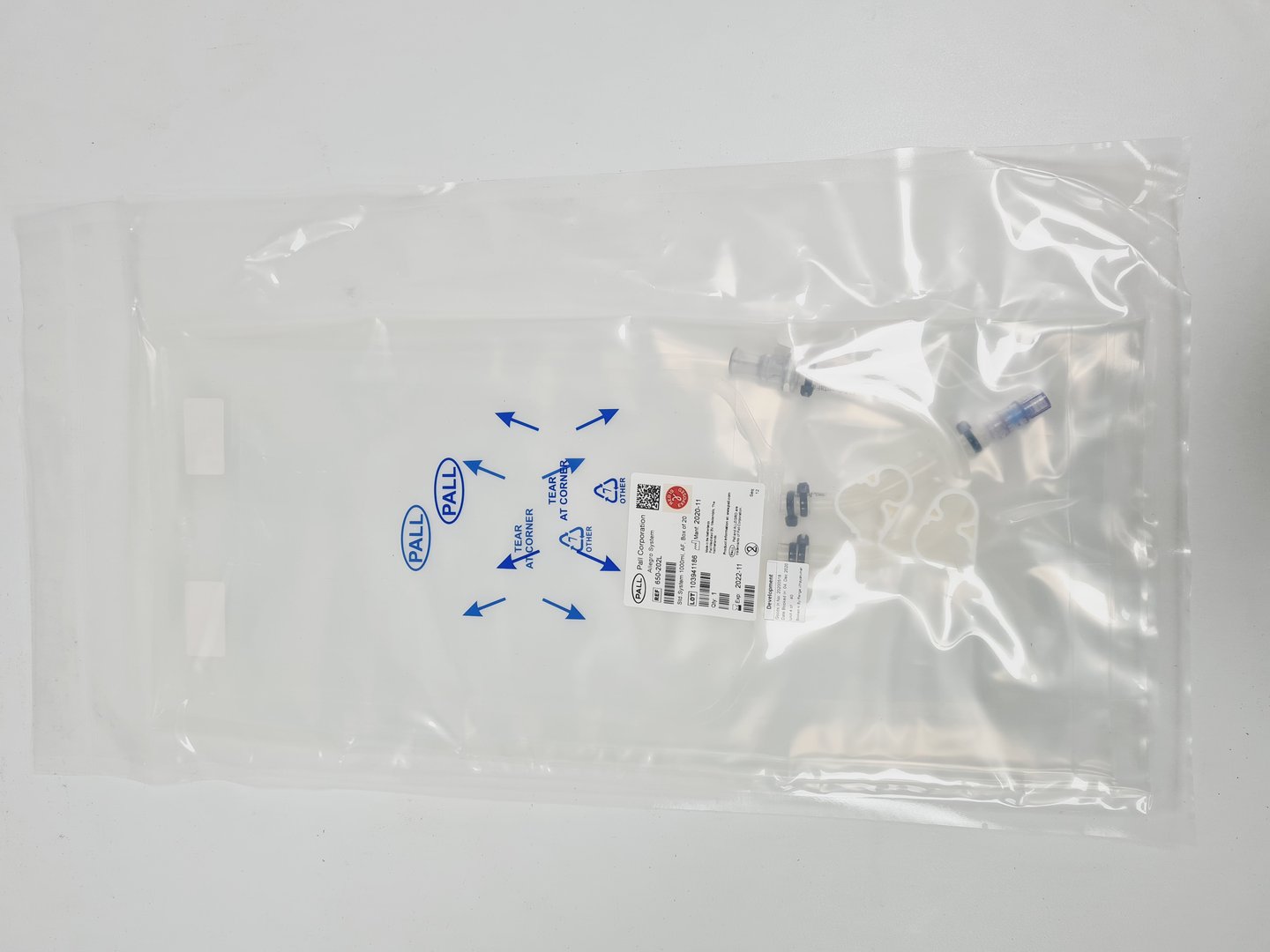 Image of 63 x Various Sized Pall Allegro 2D Biocontainer Systems Advantaflex Tubing