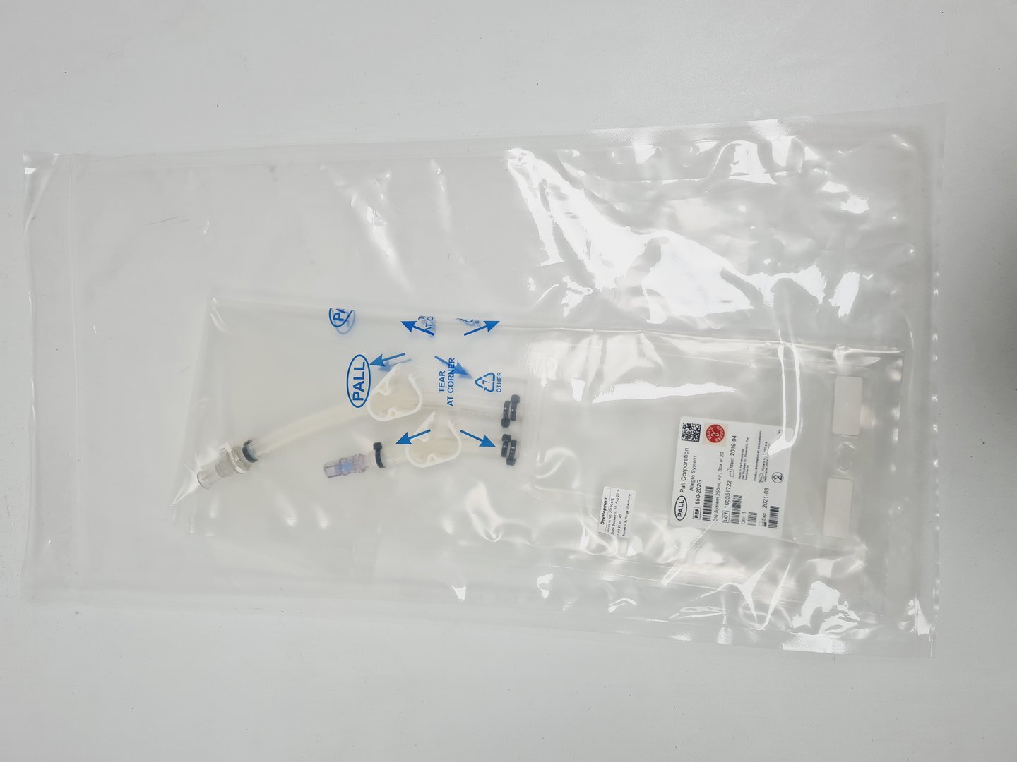 Image of 63 x Various Sized Pall Allegro 2D Biocontainer Systems Advantaflex Tubing