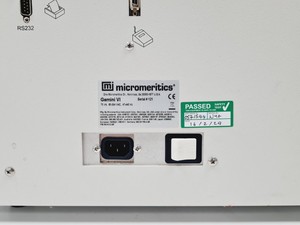 Thumbnail image of Micromeritics Gemini VI Surface Area & Pore Size Analyzer Lab