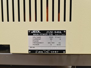 Thumbnail image of JEOL JSM 840A  SEM Scanning Electron Microscope System (No Control Panel) 