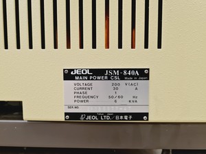 Thumbnail image of JEOL JSM 840A  SEM Scanning Electron Microscope System (No Control Panel)