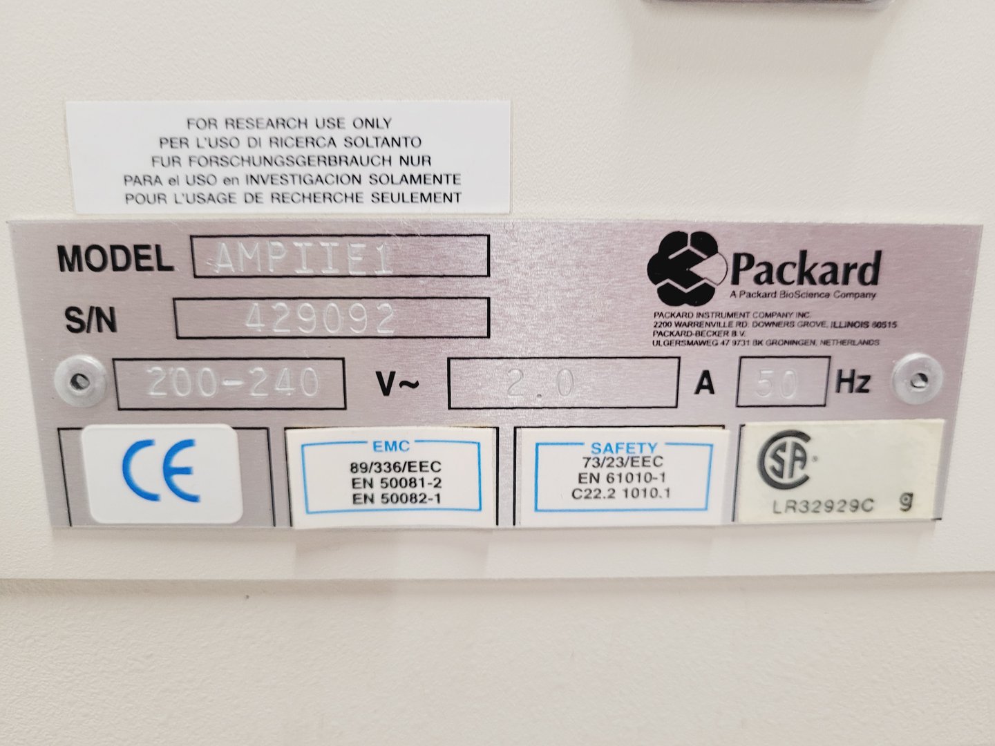 Image of Packard Multiprobe ll EX Robotic Liquid Handling System Lab Spares/Repairs