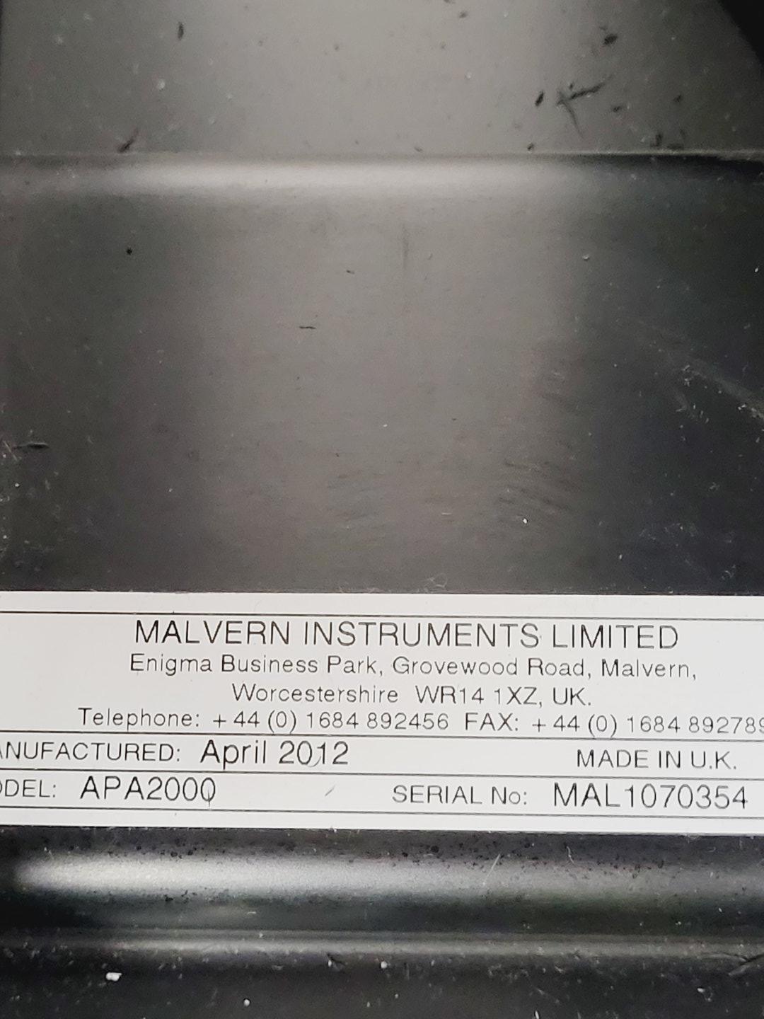 Image of Malvern Instruments Mastersizer 2000 Laser Particle Size Analyser Spares/Repairs