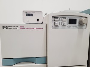 Thumbnail image of HP 6890 5973 Series G1999A GC-MS Gas Chromatograph Mass Spectrometer System