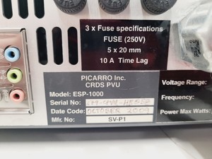 Thumbnail image of Picarro Cavity Ringdown Spectrometer L1102-i Isotopic H2O System