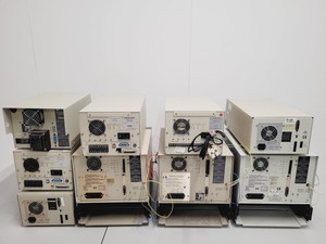 Thumbnail image of Lot of 9 Waters - Millipore HPLC Units - Autosamplers, Detectors, Controllers